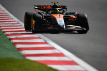 La McLaren de Lando Norris au GP du Mexique