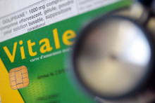 Sécurité sociale : une carte Vitale (illustration).