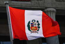 Le drapeau du Pérou (image d'illustration).