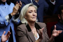 Marine Le Pen, à l'Assemblée nationale, le 30 octobre 2025