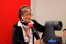 Isabelle Morini-Bosc, dans le studio de RTL, le 31 octobre 2025
