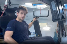 Tom Laperche à la barre de SVR Lazartigue le 1er novembre 2025