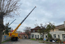 Une maison touchée par le tornade à Ermont (Val-d'Oise)