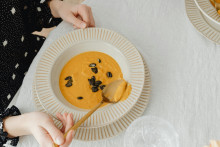 Une soupe avec des graines de courge (photo d'illustration).