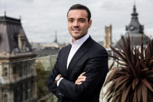 Frédéric Merlin, président de la Société des Grands Magasins (SGM) et propriétaire du BHV, à Paris, le 22 octobre 2025.