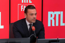 Frédéric Merlin, le propriétaire du BHV Marais et président de la Société des Grands Magasins, dans le studio de RTL, le 4 novembre 2025