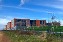 Site de l'usine Huawei, à Brumath