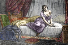 Portrait de Messaline dans "L'alcôve des reines" de Jules Beaujoint