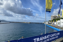 Les pontons de la Transat Café l'Or à Fort de France