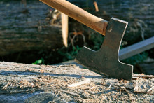 Une hache (Photo d'illustration)