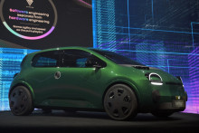 La nouvelle Renault Twingo 100% électrique présentée ce mercredi 15 novembre à Paris.