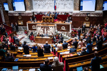 L'hémicycle de l'Assemblée nationale, le 5 novembre 2025