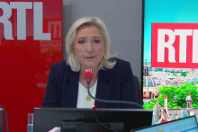 Marine Le Pen est l'invitée de Thomas Sotto