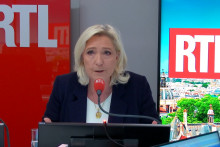 Marine Le Pen, le 12 novembre 2025, sur RTL