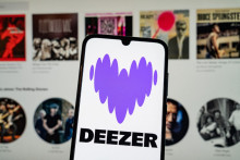 La plateforme de streaming française Deezer.