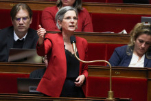 Sandrine Rousseau à l'Assemblée nationale.