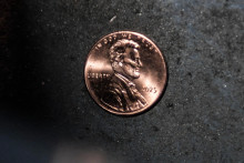 Un "penny", une pièce d'un ou deux cents cents