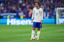 Antoine Griezmann lors du match France-Autriche à l'Euro 2024