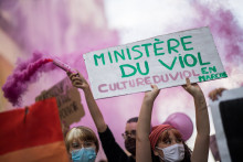 Le mouvement #Noustoutes a organisé ce rassemblement, dans plusieurs villes de France.