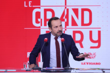 Sébastien Chenu devant Le Grand Jury RTL" en partenariat avec Public Sénat, Le Figaro et M6