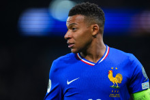 Kylian Mbappé avec l'équipe de France lors de la rencontre de qualifications à la Coupe du monde contre l'Ukraine, le 13 novembre 2025 au Parc des Princes.