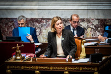 Yaël Braun-Pivet, le 19 novembre 2025, à l'Assemblée nationale