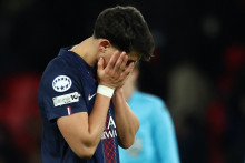 La joueuse du PSG Elisa De Almeida lors de la défaite en Ligue des champions contre le Bayern Munich au Parc des Princes, le 20 novembre 2025.