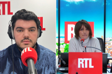Amine Kessaci et Amandine Begot, sur RTL