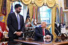 Donald Trump et Zohran Mamdani dans le Bureau Ovale le 21 novembre 2025