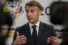 Emmanuel Macron en Afrique du Sud