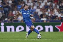 Le milieu danois Pierre-Emile Hojbjerg avec l'OM en Ligue des champions contre le Real Madrid, le 16 septembre 2025.
