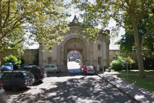 L'entrée de la maison d'arrêt de Dijon