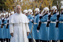 Le pape Léon XIV au palais présidentiel d'Ankara, le 27 novembre 2025.