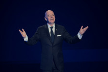 Gianni Infantino en marge du tirage au sort de la Coupe du monde, le 5 décembre 2025.