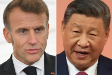 Emmanuel Macron et Xi Jinping