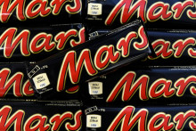 Des barres chocolatées Mars (illustration)