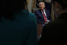 Donald Trump, à la Maison Blanche, aux États-Unis le 8 décembre 2025