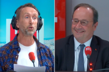 François Hollande face à Philippe Caverivière dans "RTL Matin" le 9 décembre 2025