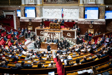 L'Assemblée nationale lors du vote du budget de la Sécu le 9 décembre 2025