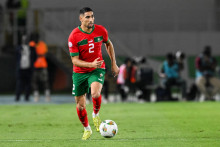 Le Marocain Achraf Hakimi lors de la denrière CAN, le 30 janvier 2024.