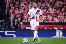 Warren Zaire-Emery, lors du match de ligue des champions où le PSG a affronté Bilbao, le 10 décembre 2025