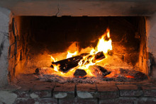 Une cheminée (Photo d'illustration)