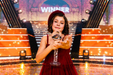 Lou Deleuze avec son trophée