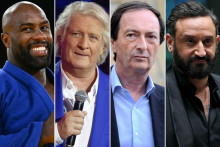 Teddy Riner, Patrick Sébastien, Michel-Édouard Leclerc et Cyril Hanouna