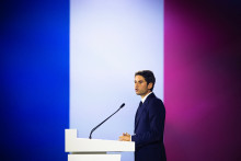 Gabriel Attal, le 21 septembre 2025 à Arras