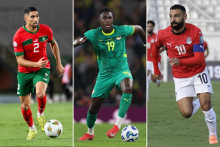 Achraf Hakimi (Maroc), Moussa Niakhaté (Sénégal) et Mohamed Salah (Égypte).