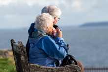 Un couple de personnes âgées (image d'illustration)