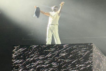 L'artiste Gims en concert à Marseille, le 17 décembre.