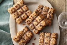 Biscuits sablés tablette noisette chocolat noir