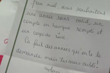 Lettre d'un adulte adressé au père Noël en 2020